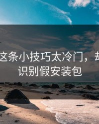 kaiyun这条小技巧太冷门，却能立刻识别假安装包